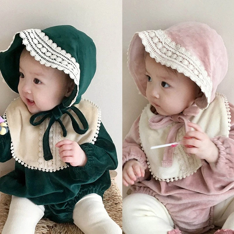 Комплект из 2 предметов для маленьких девочек с длинными рукавами и комбинезон