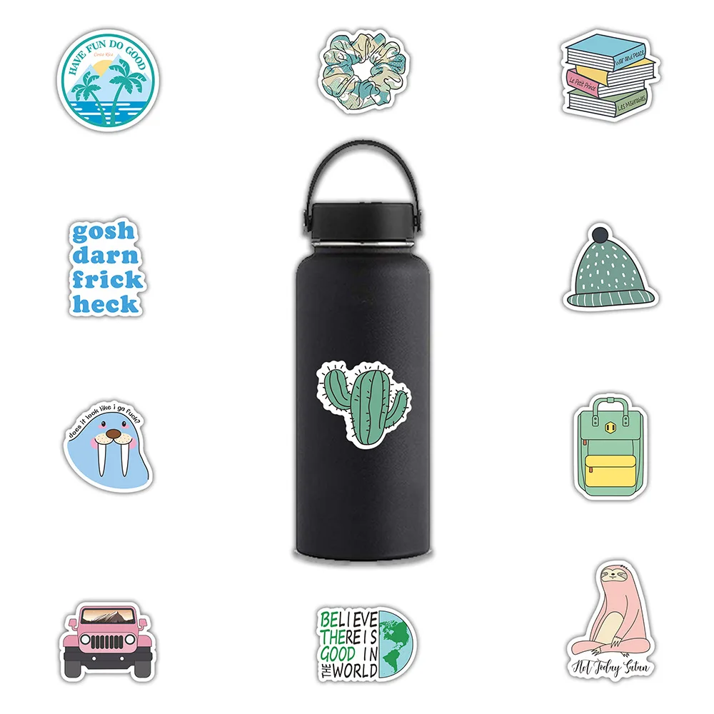 

10/30/50PCS Cartoon Small Fresh Stickers Stationery Mobile Phone Water Cup Luggage Hand Account Waterproof Stickers Wholesale