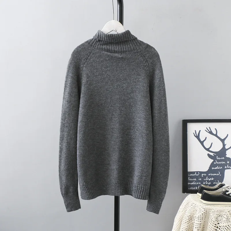 Повседневные женские свитера размера плюс Осень-зима 2019 Модные свободные