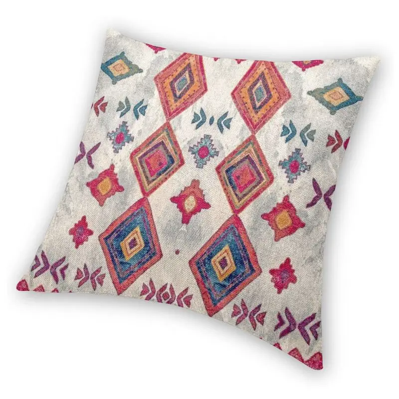 Античный богемный марокканский берберский коврик квадратная подушка чехол