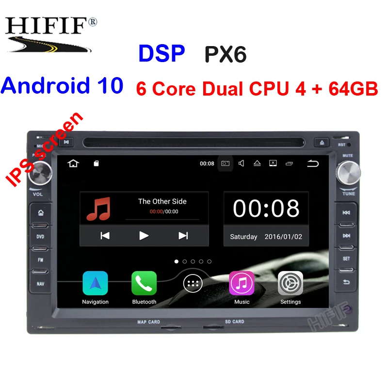 IPS 4G + 64G Android 10 автомобильный DVD GPS Радио для старого VW Transporter T4/T5 Bora Passat Mk5 Golf Mk4 Polo Jetta
