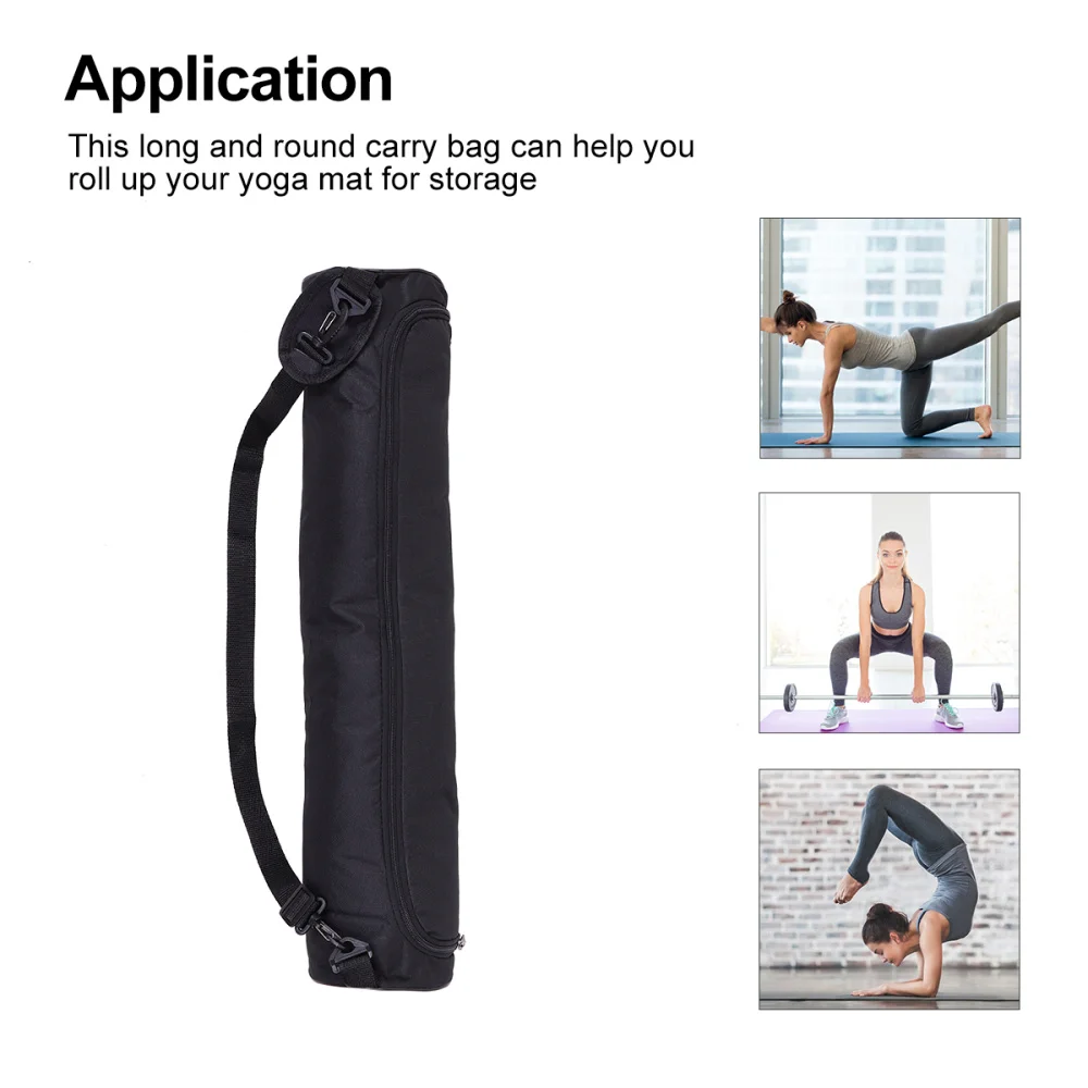 

Waterproof Yoga Mat Storage Pouch Canvas Storage Pouch with Zipper Design