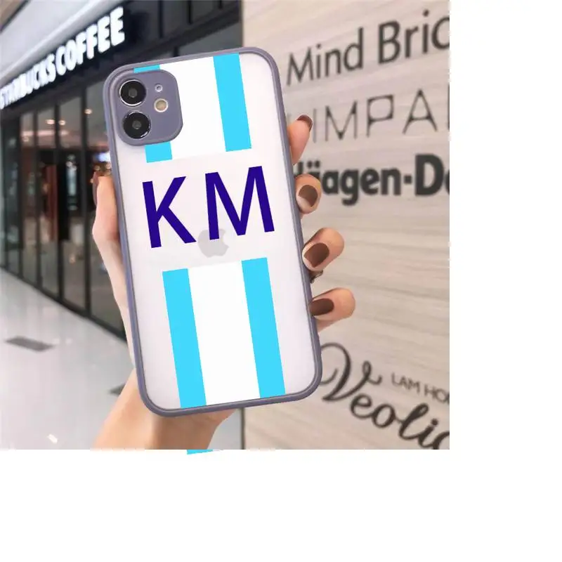 

DIY Custom name couple friends Phone Cases matte transparent For iphone 7 8 11 12 plus mini x xs xr pro max cover