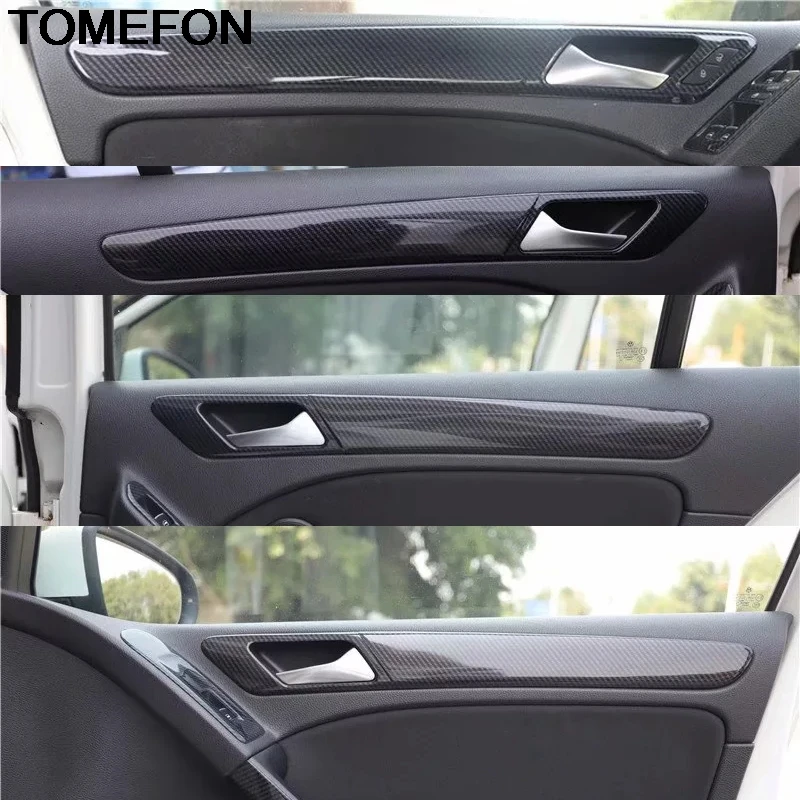 TOMEFON для Volkswagen Golf 6 MK6 2010 2011 2012 LHD Внутренняя дверь подлокотник Панель окно подъема