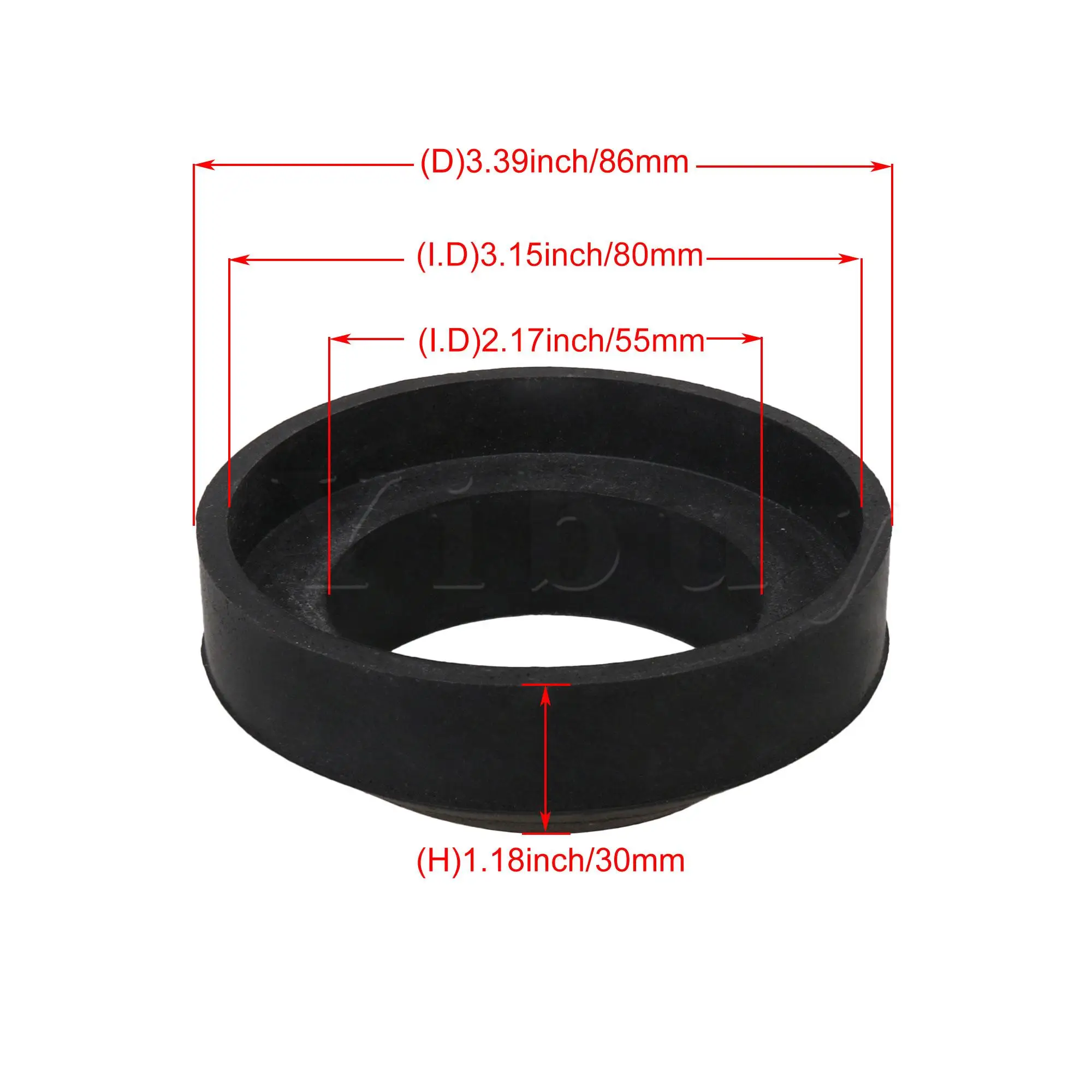 

55mm ID Ductile Rubber Tank to Bowl Beveled Sponge Gasket Replacement