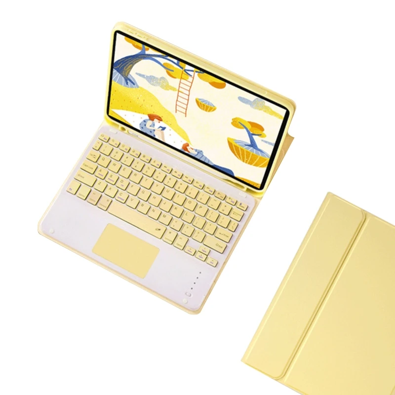 

For Pro10.5 Air3 10.2 2020 2019 Smart Cover Bluetooth Touchpad Keyboard Case