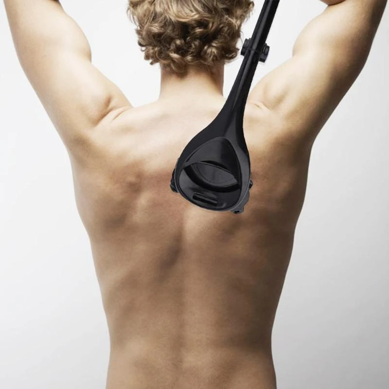 Мужская бритва с двумя лезвиями большого размера для удаления волос на спине