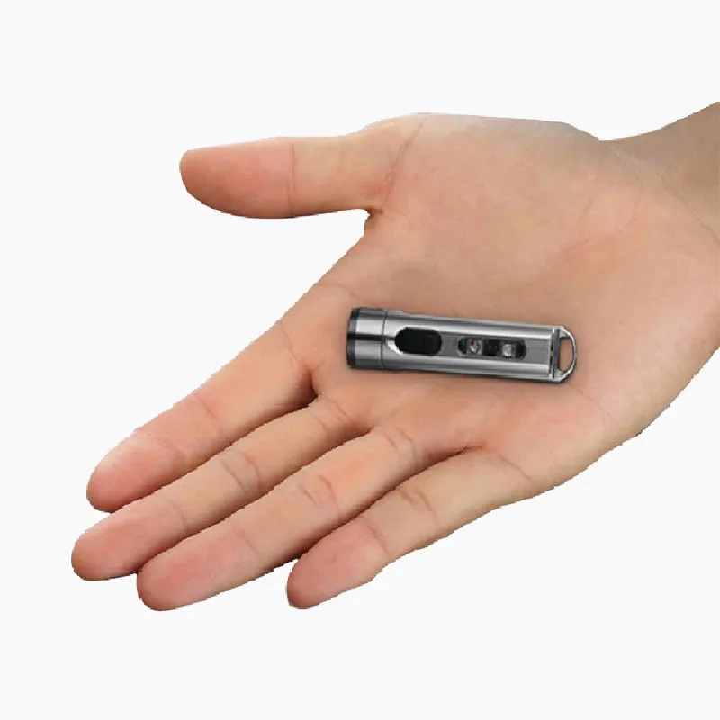 

MINI ONE Five Colors Multi-purpose Keychain Flashlight RGB Color LED USB Charging Super Mini Flashlight with UV Light
