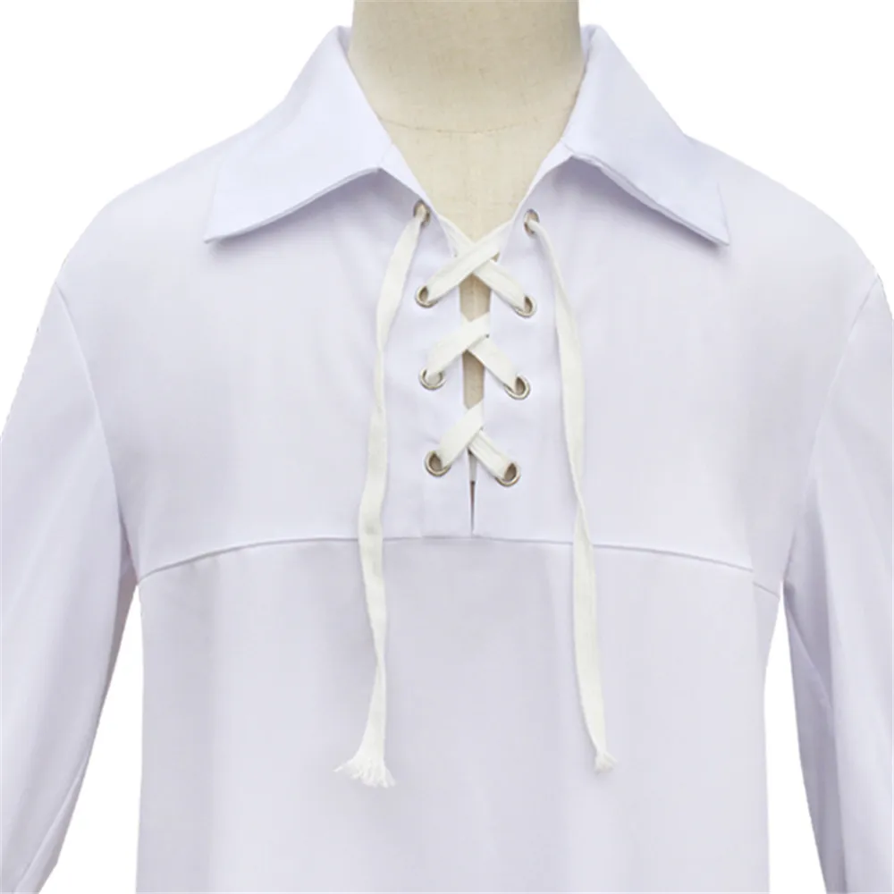 Для взрослых мужчин средневекового Ренессанса жениха пирата туника топ костюм