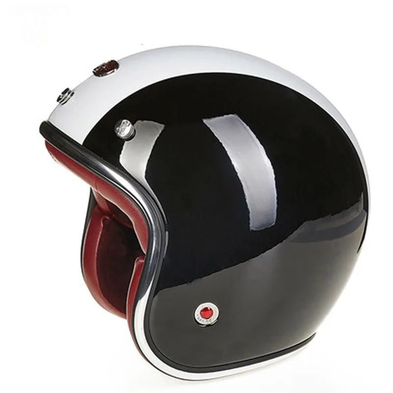 BEON B108F винтажный шлем из стекловолокна в стиле шрака с открытым лицом