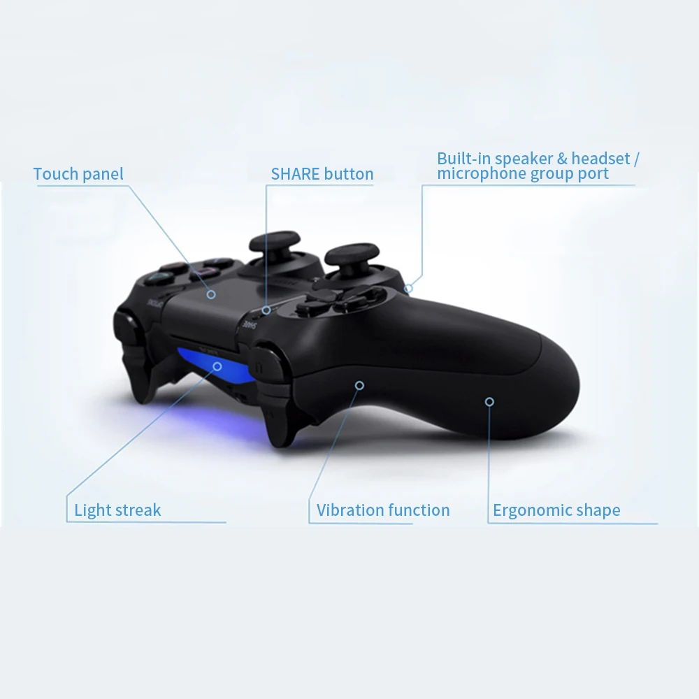 Bluetooth Беспроводной джойстик для PS4 контроллер подходит для Игровые приставки 4 консоль для Игровые приставки Dualshock 4 геймпад для PS3 консоли геймпад джойстик для gamepad геймпад для пк для PS4
