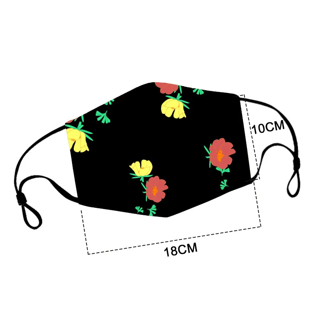 Взрослая пара Вечерние Маски Подсолнух Цветы Печать Маска на открытом воздухе