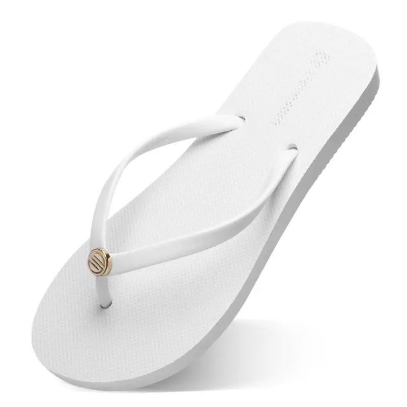 Женские яркие сандалии на плоской подошве Вьетнамки Пляжные Нескользящие