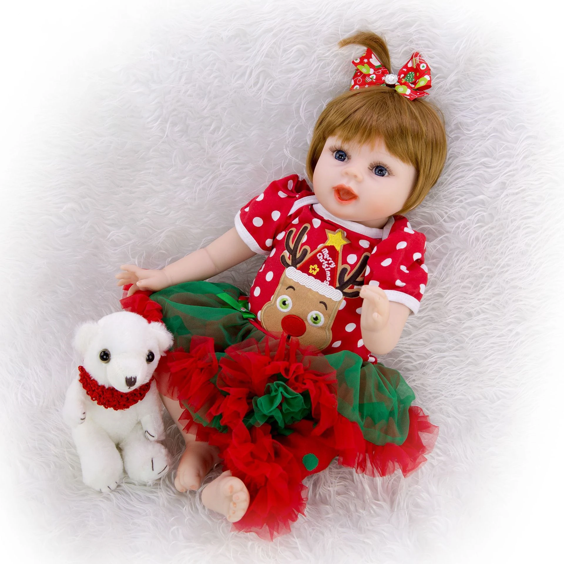 Рождественский подарок на день рождения для маленькой девочки силиконовая