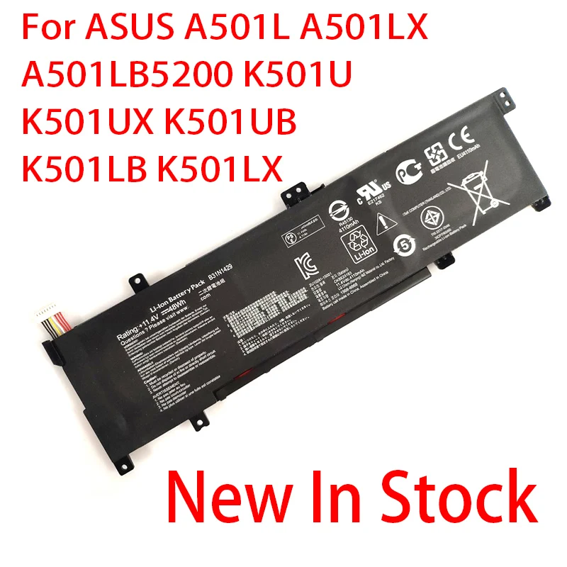 B31N1429 Аккумулятор для ноутбука ASUS A501L A501LX B5200 K501U K501UX K501UB K501LB K501LX ноутбук 11 4 в 48 Вт/ч