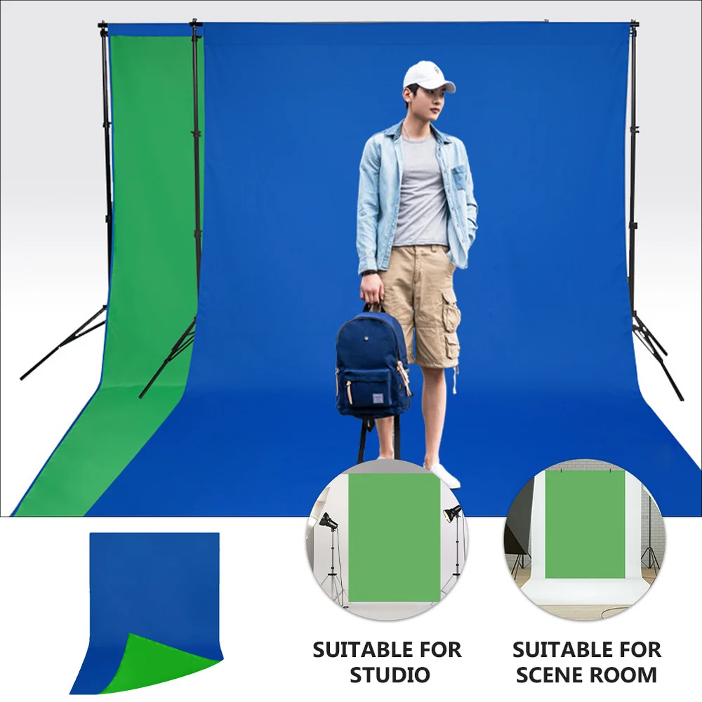 

2 Sides Simple Backdrop Non-reflective Background for Matting Post Production