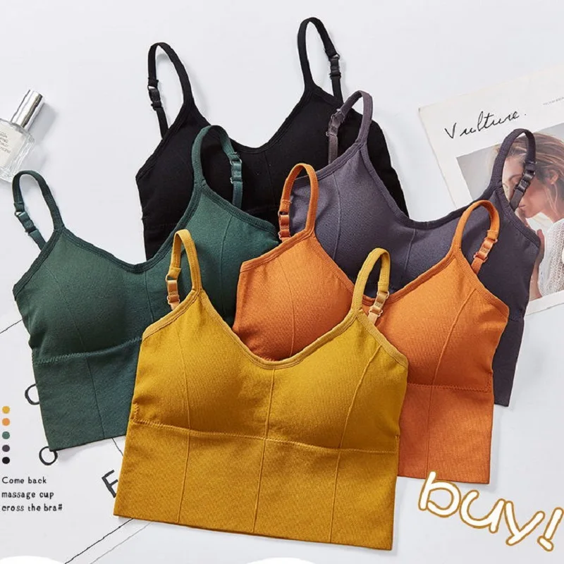 

Sexy Sport Brassiere Bras Yoga Running Fitness Underwear Breathable Gathering Thermal Bra Without Steel Ring New Arrival