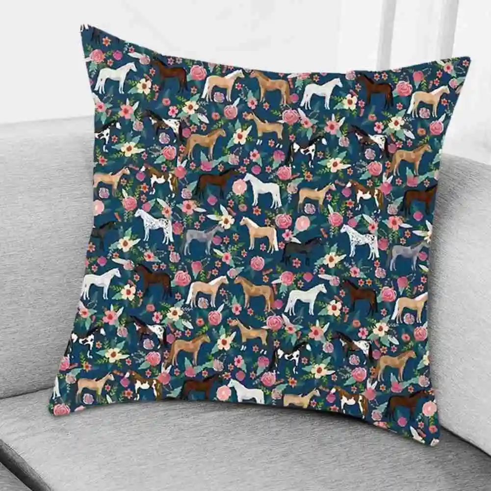 

45*45cm Peach Skin Pillowcase Home Decoration Hug Pillowcase Single-sided Printing Hug Pillowcase Home Sofa Decoration