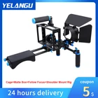 Yelangu DSLR Rig Camera Cage Kit плечевой стабилизатор система видео Rig для Canon 5D Mark III IV 6D 7D Nikon D7200 Sony A7 GH5 GH4