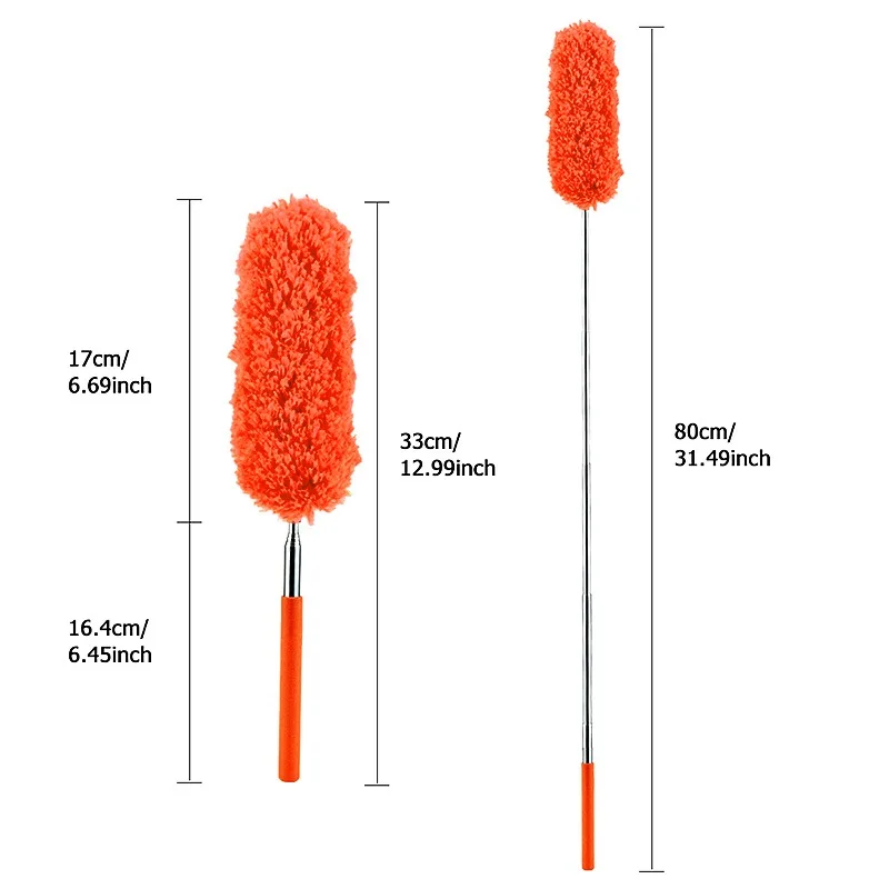 

2021 Hot Microfiber Duster Brush Extendable Hand Dust Cleaner Anti Dusting Brush Home Air-condition Car Furniture Cleaning