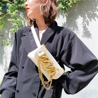 cgcbag 2021 luxury designe vintage women waist bag casual leather shoulder chest bags female simple chain crossbody belt bags