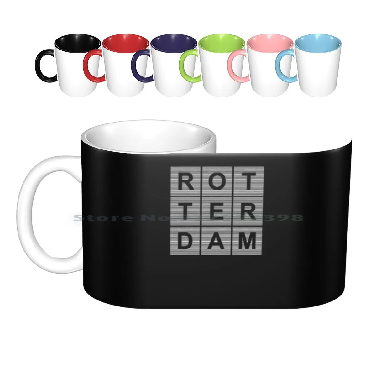 

Rotterdam Ceramic Mugs Coffee Cups Milk Tea Mug Rotterdam Rotterdam Netherlands Netherlands Creative Trending Vintage Gift