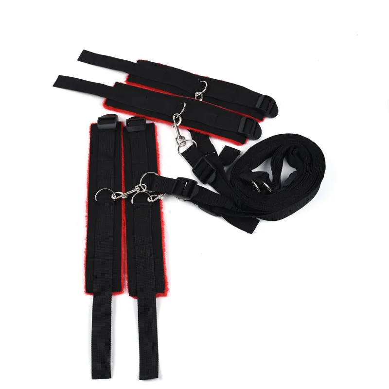 Под Кровать БДСМ-бондаж системы секс игры для взрослых наручники и лодыжки