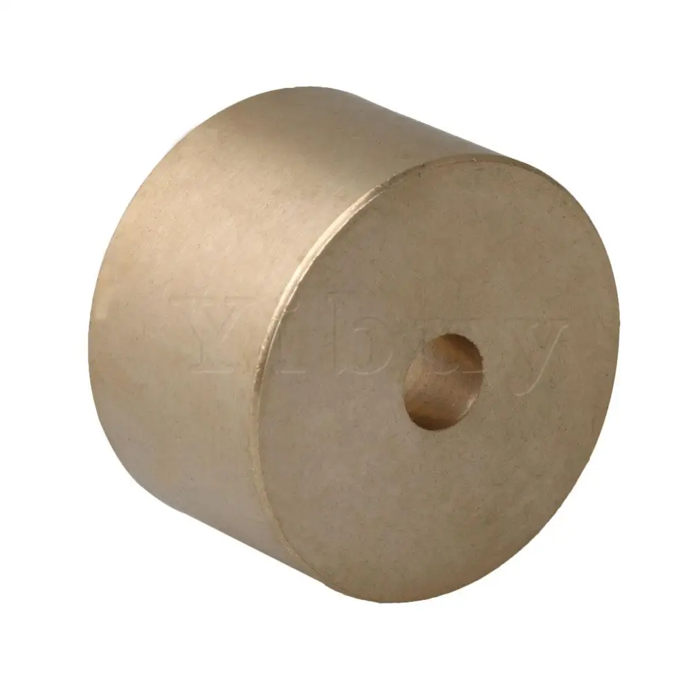 Yibuy 3 шт. Золотая медная труба ручки потенциометра Нижняя крышка 22 мм Кнопка