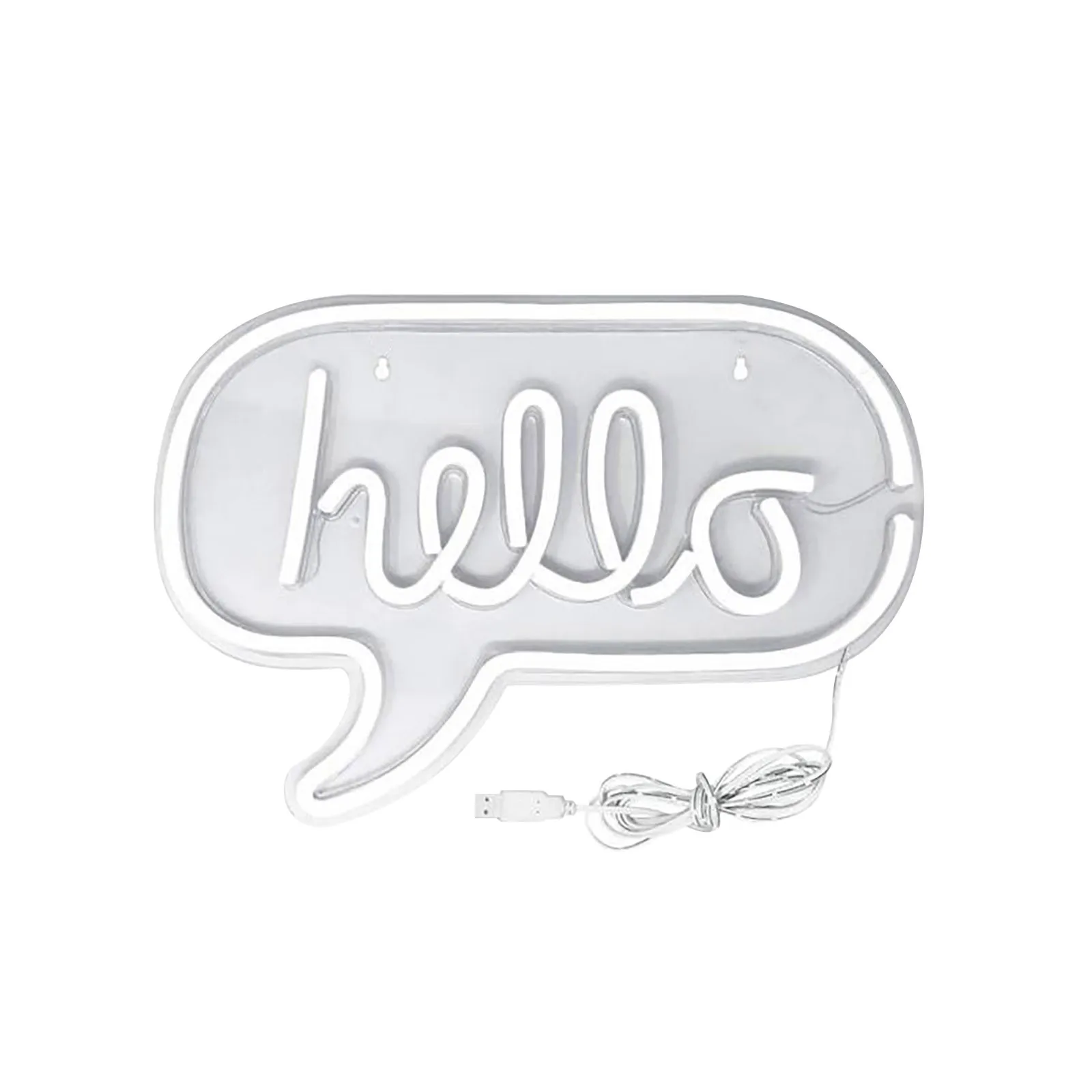

Hello Led Neon Light Sign Letters Neon Sign Panel Holiday Christmas Party Wedding Decorations Home Wall Decor Neon Lamp Gifts
