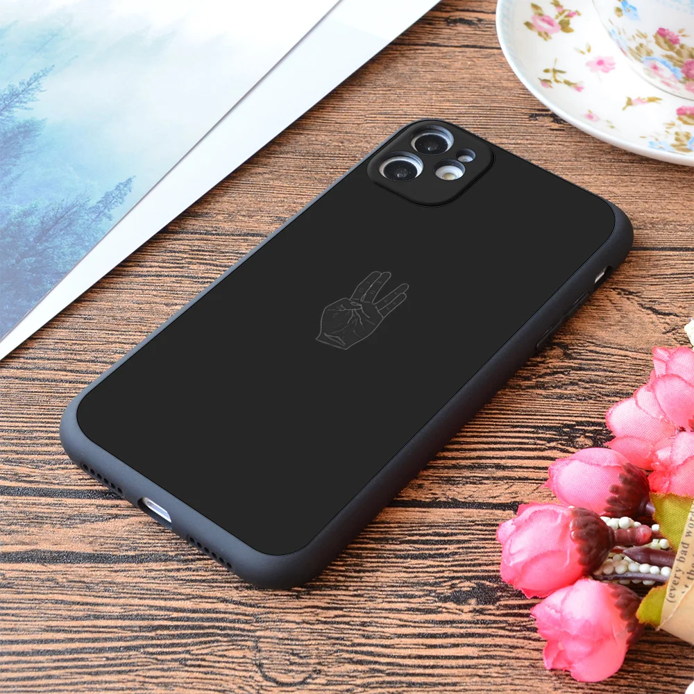 

For iPhone Life Damso Print Soft Matt Apple iPhone Case