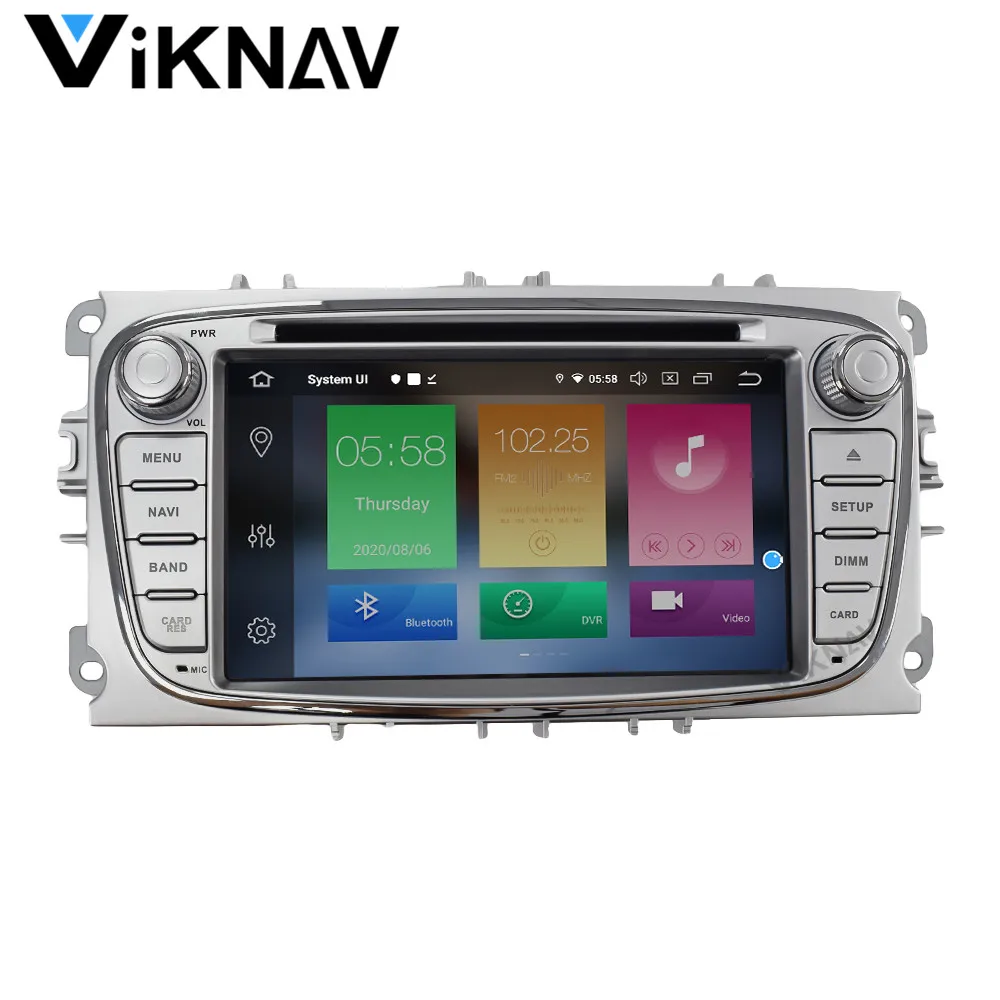 

Автомагнитола 2 DIN, Android 10, для Ford-Focus/S-Max/Mondeo 9/GalaxyC-Max 2007-2011