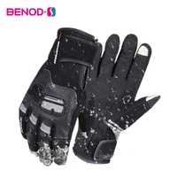 motorcycle gloves genuine cow leather moto gloves touch screen waterproof motocross gloves winter motorbike black gloves