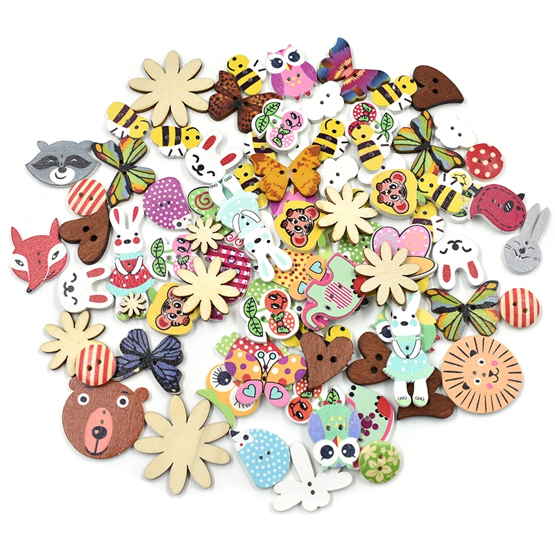 20 шт деревянные пуговицы для рукоделия, аксессуары для скрапбукинга, декорации, botones de madera para manualidades
