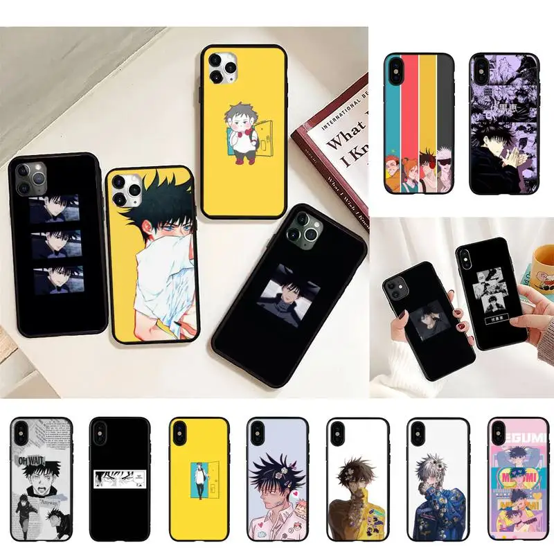 

Fushiguro Megumi Phone Case For iPhone 8 7 6 6S Plus 5 5S SE 2020 12pro max XR X XS MAX 11 Fundas Coque Funda Shell