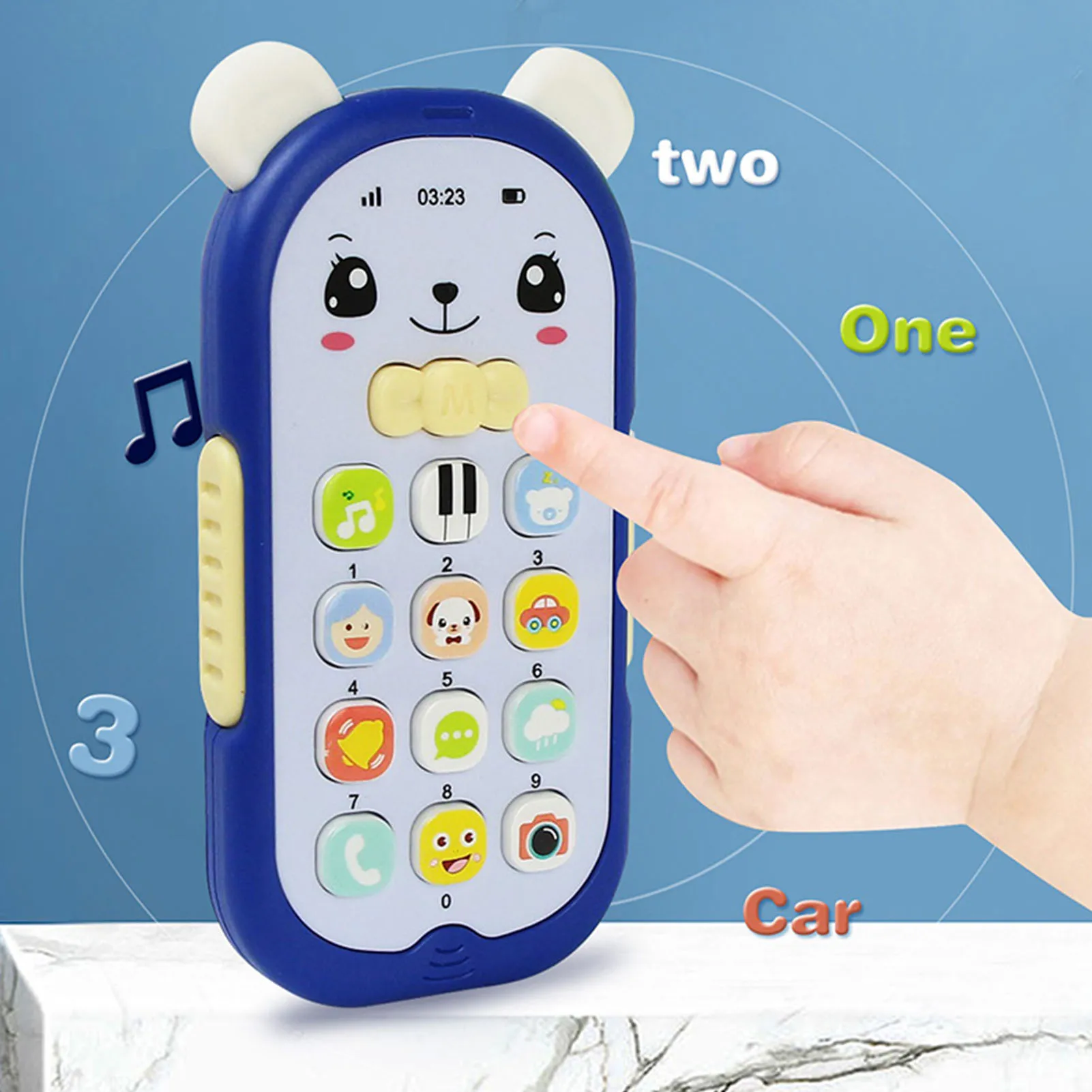 

Children's Educational Early Education Machine Baby Mobile Phone Toy With Music Entertainment Learning Toys For Baby