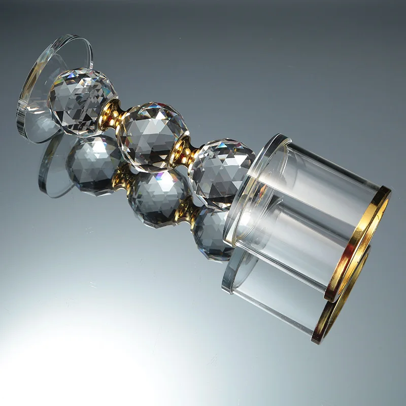 Комплект из 3 предметов с украшением в виде кристаллов лампы форме свечи