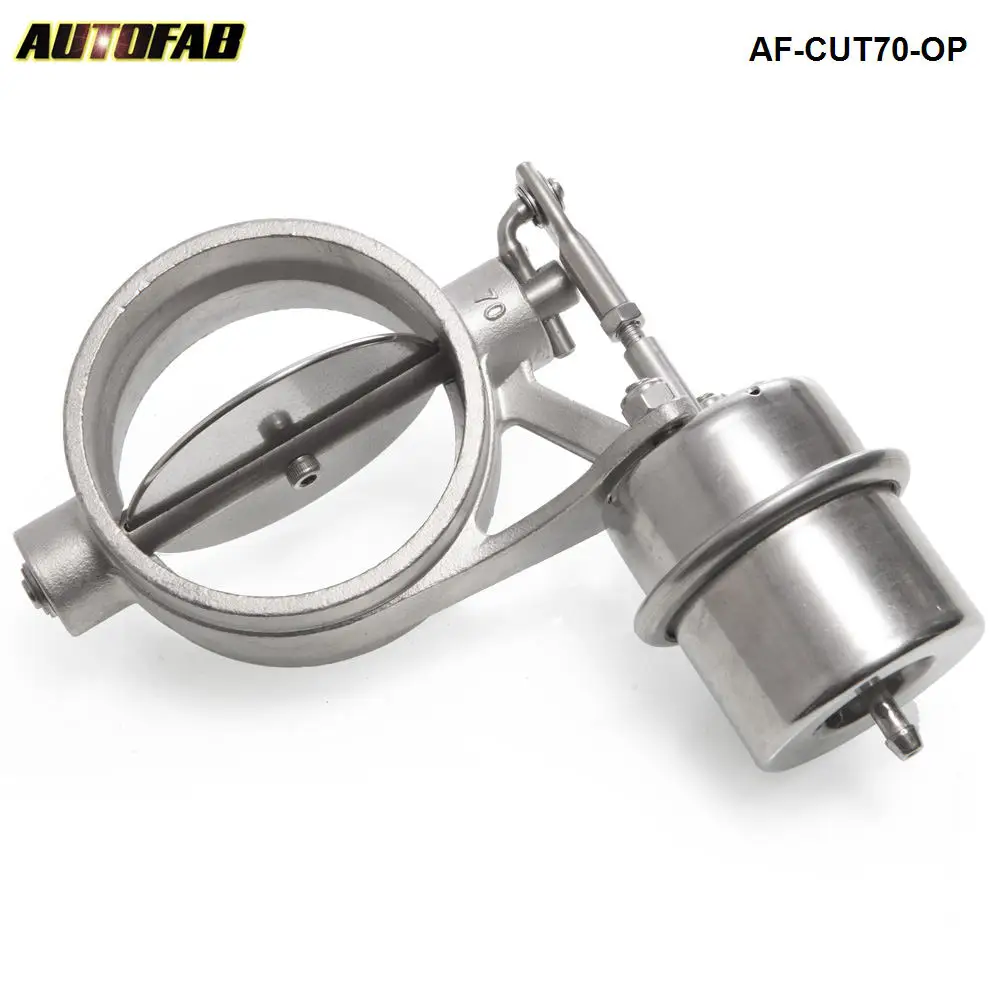 

NEW Vacuum Activated Exhaust Cutout / Dump 70MM Open Style Pressure: about 1 BAR AF-CUT70-OP