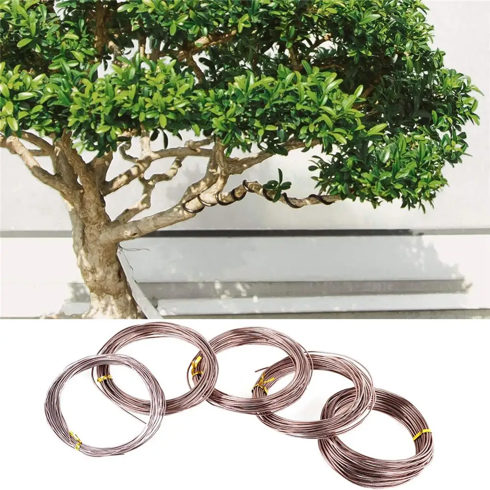 5 рулонов проводов бонсай анодированный алюминий тренировочная проволока с 3