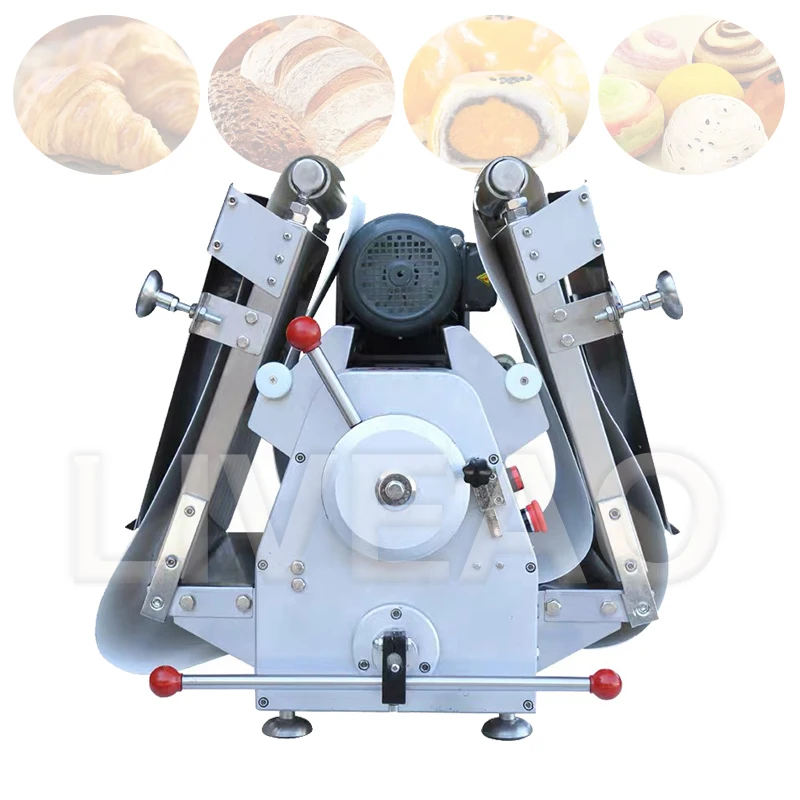 

Stainless Steel Commercial Bread Dough Shortening Machine Croissant Bread Sheeter Machine Food Processor Equipment