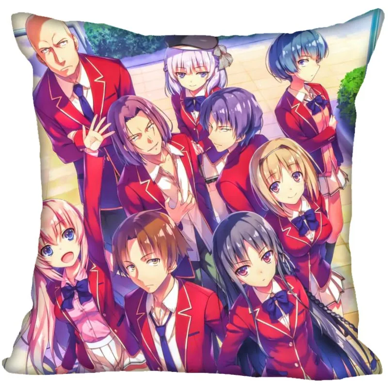 Classroom Of The Elite Pillow Cover Bedroom Home Decorative Pillowcase Square Zipper Cases Fabric Eco-Friendly 0918 | Дом и сад