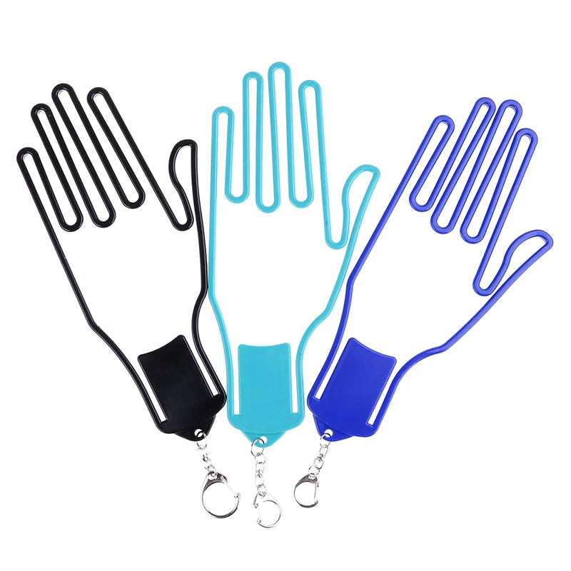 1 шт. держатель для перчаток гольфа с брелоком пластиковая вешалка сушилка