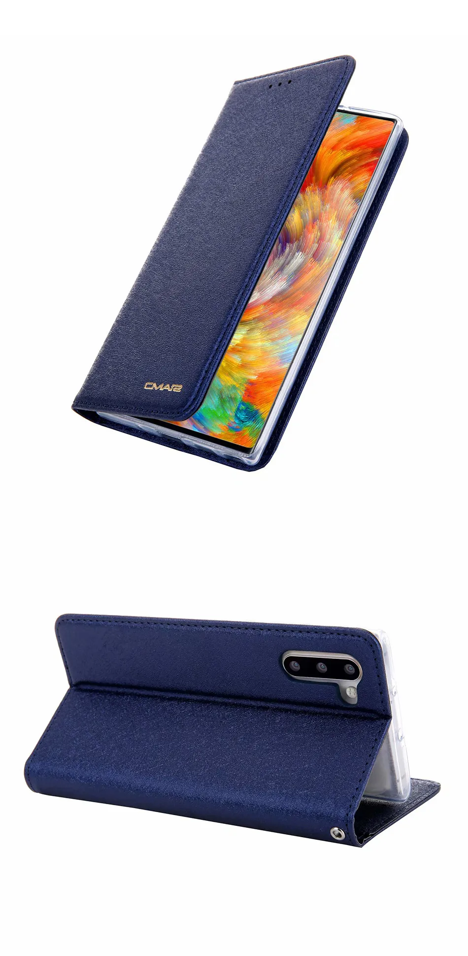 Для Hoesje samsung Note 10 Plus чехол Роскошный кожаный чехол для телефона на samsung Galaxy Note 10 Чехол Флип-бумажник чехол Note 10 10+ чехол