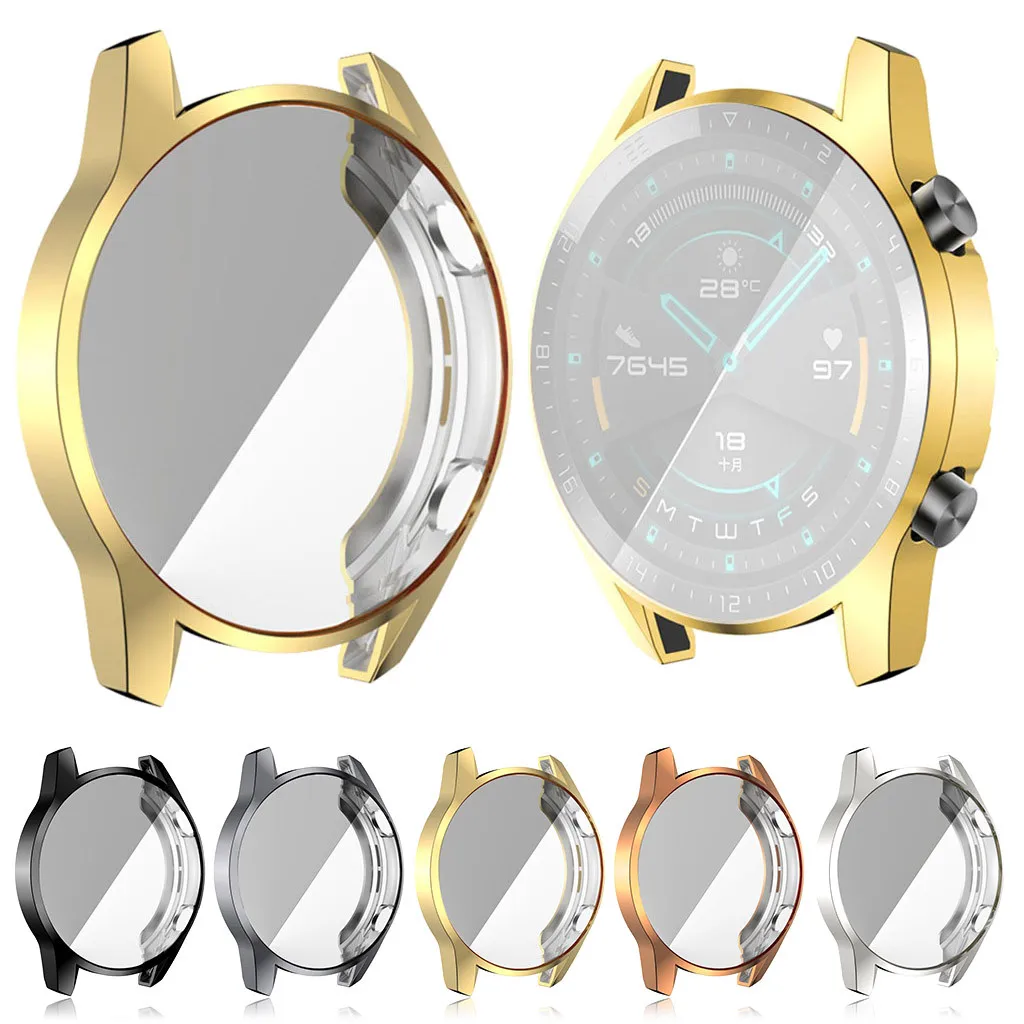 1 шт. гидрогель защита для экрана Huawei Watch GT2 Смарт часы 46 мм ультратонкий