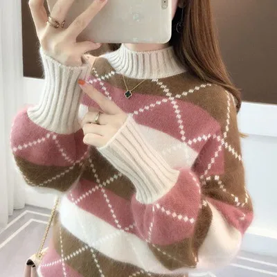 

Женская одежда, свитер на весну и осень, укороченный свитер, женский свитер