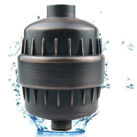 shower filter ion transferring resin filtered water for your shower head removes chlorine and harmful substances black bronze