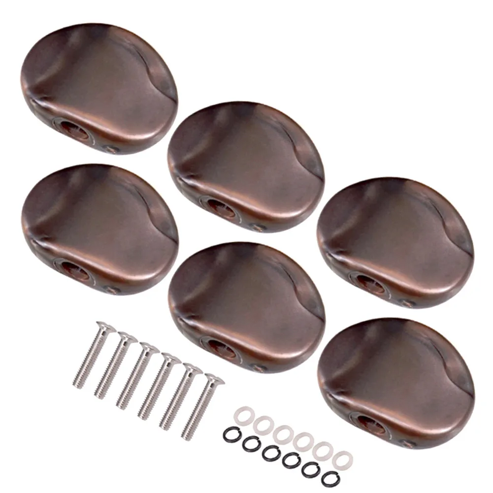 stücke elektrische gitarre string tuner knob griff gitarre string tuning pegs cap leichte tragbare musik elemente free global shipping