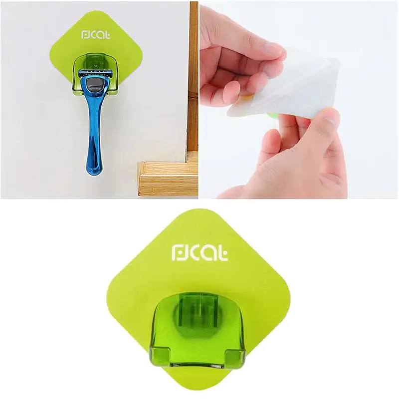 1 шт. настенный держатель для бритвы без остатка крепкая присоска бритвенный