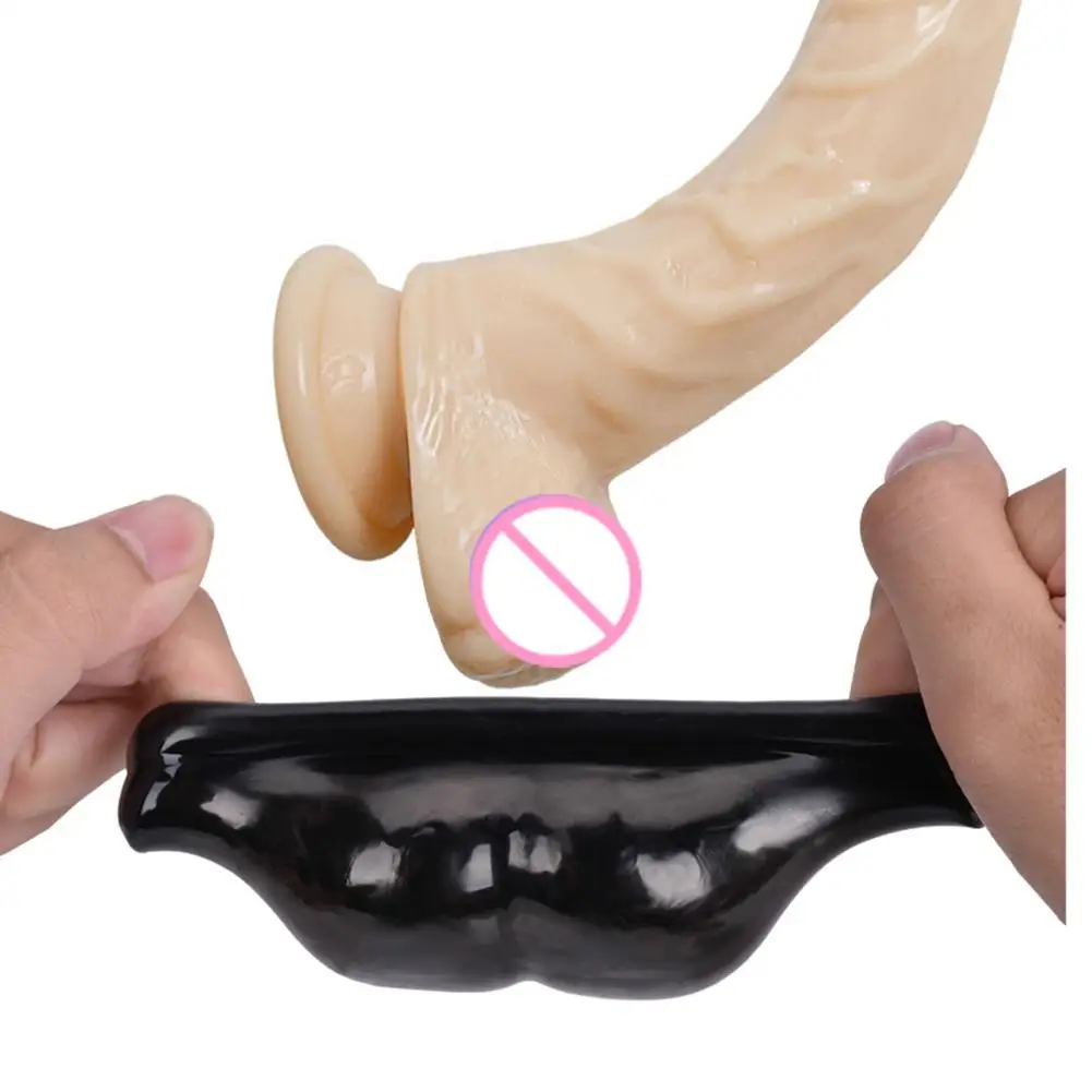 Мягкий ТПЭ Мошонка крышка мужской пенис замок кольцо для пениса Задержка