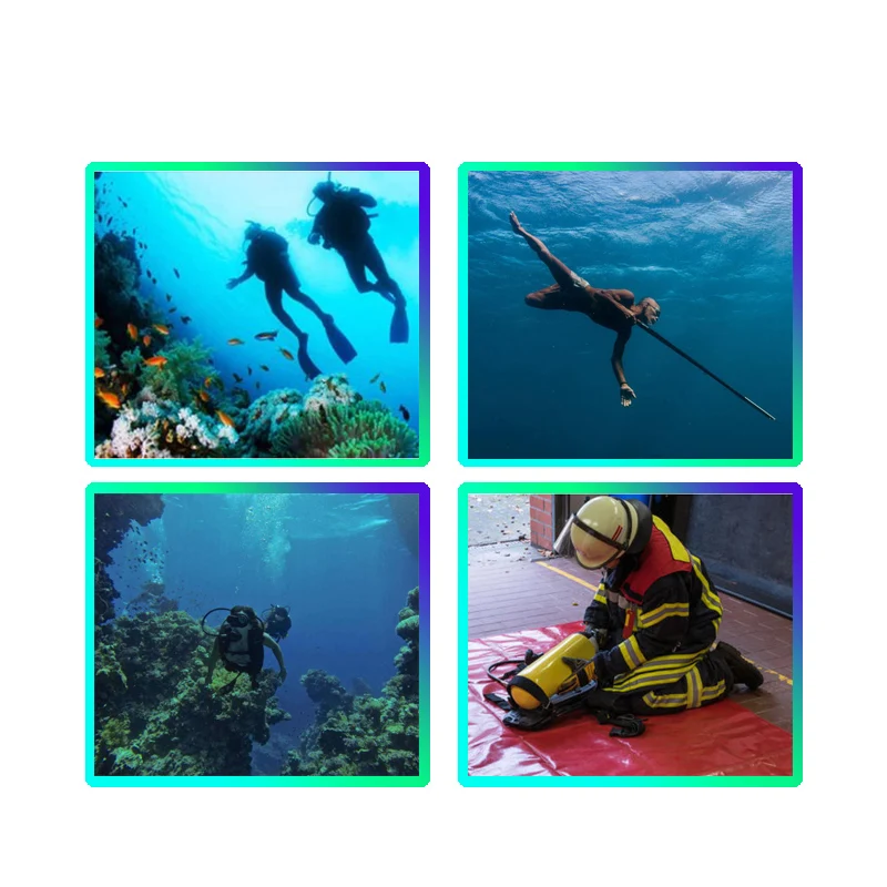 Цилиндр для дайвинга DCCMS мини-резервуар подводного плавания с кислородом 1 л