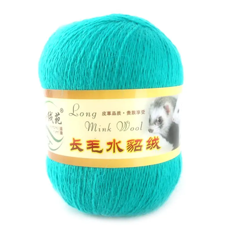 50 граммов на человека Высококачественная мягкая норковая шерсть ручная вязка